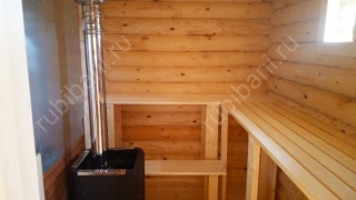 Баня из бревна 7×14 (ББ-18), 98 м²
