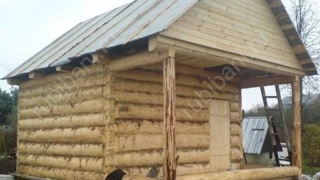Баня 6×5 с террасой, 42 м²
