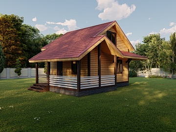 Баня из бруса 6×9 (Б-115), 95 м²