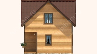 Баня из бруса 6×8 (Б-66), 48 м²