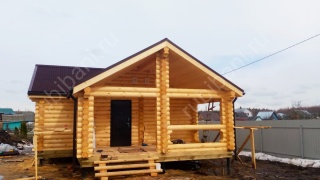 Баня из бревна 7×14 (ББ-18), 98 м²