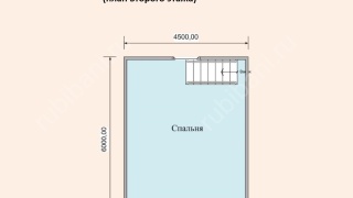 Баня из бруса 6×8 с террасой (Б-67), 68 м²