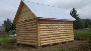 Дом 3×6 м в лапу, 18 м²